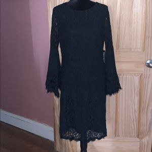 NWT NY&CO lace black dress
